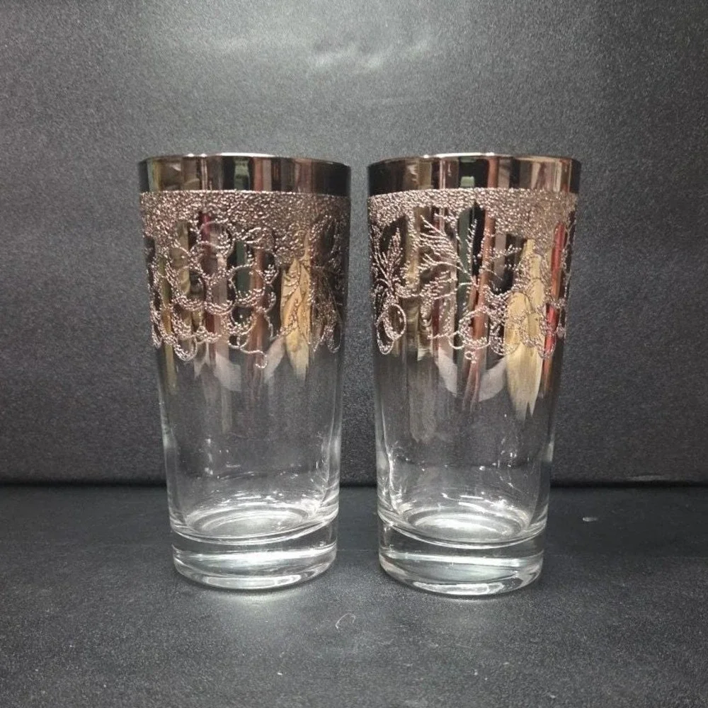 Dorothy‎ Thorpe Ombré Tumblers, Set of 2, Vintage Mid-Century Modern Drinkware